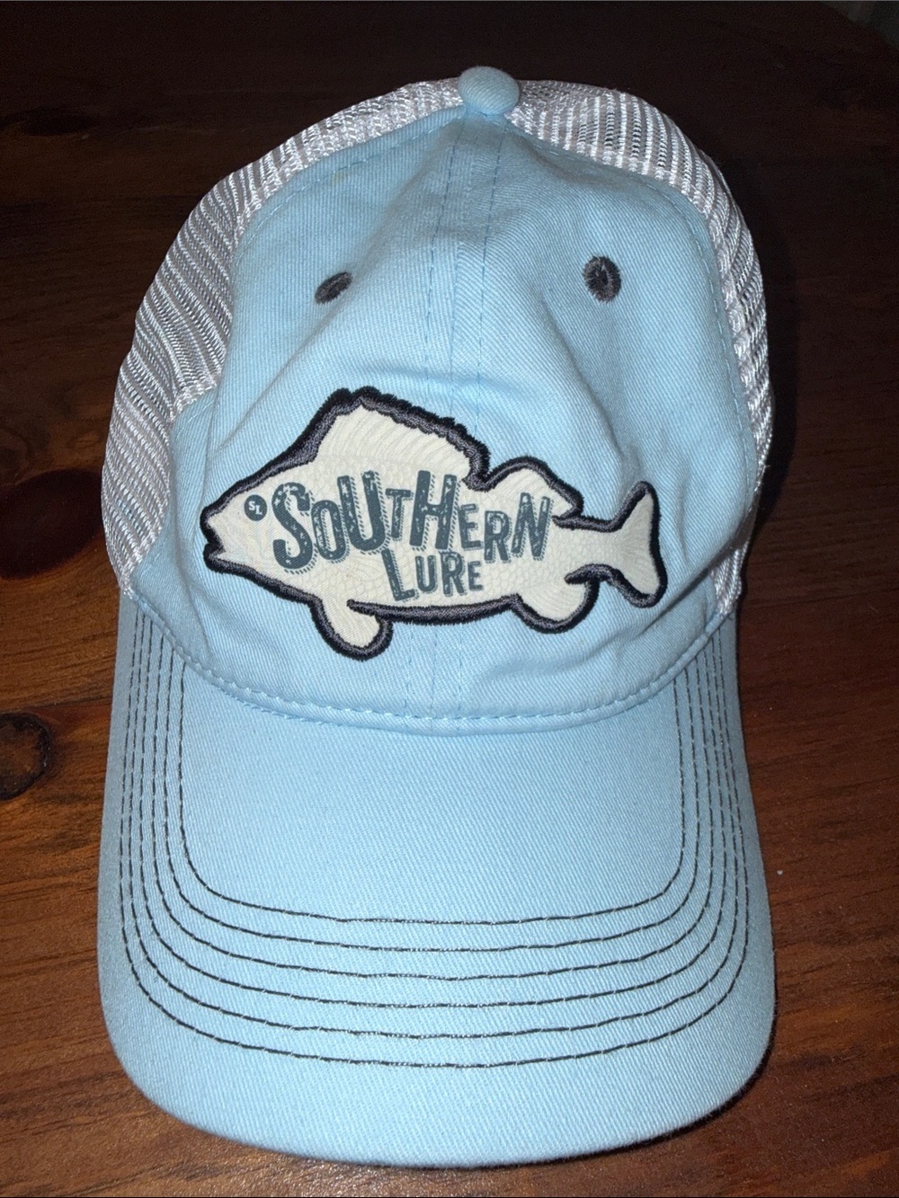Southern Lure Light Blue Mesh Baseball Cap